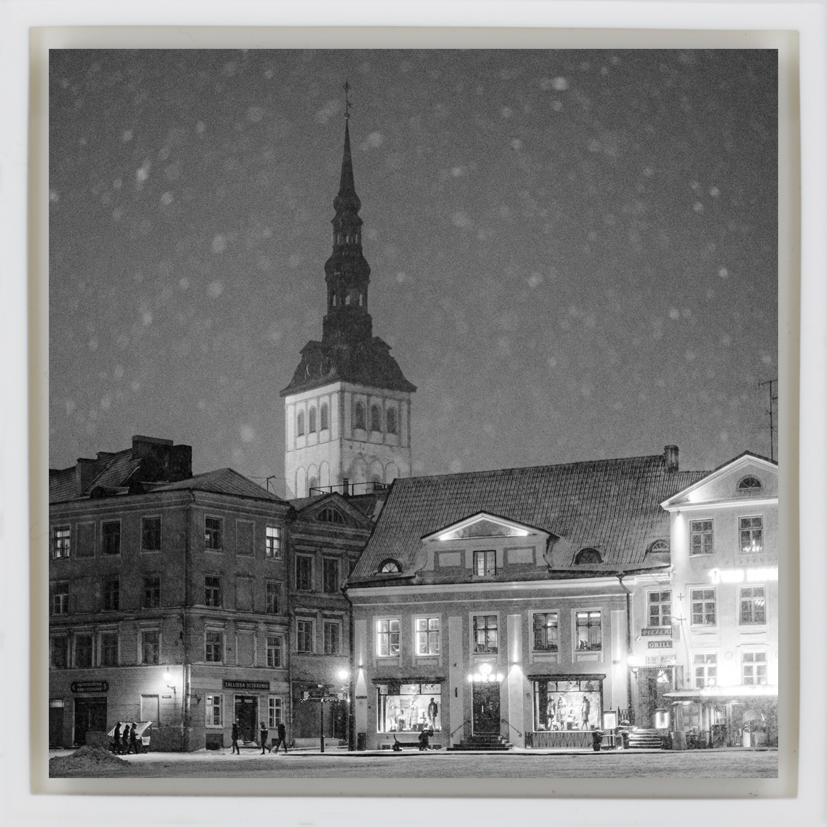 Tallinn Snowy Evening