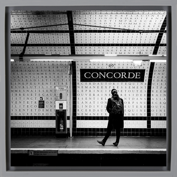 Paris Metro - Graue Wrapp
