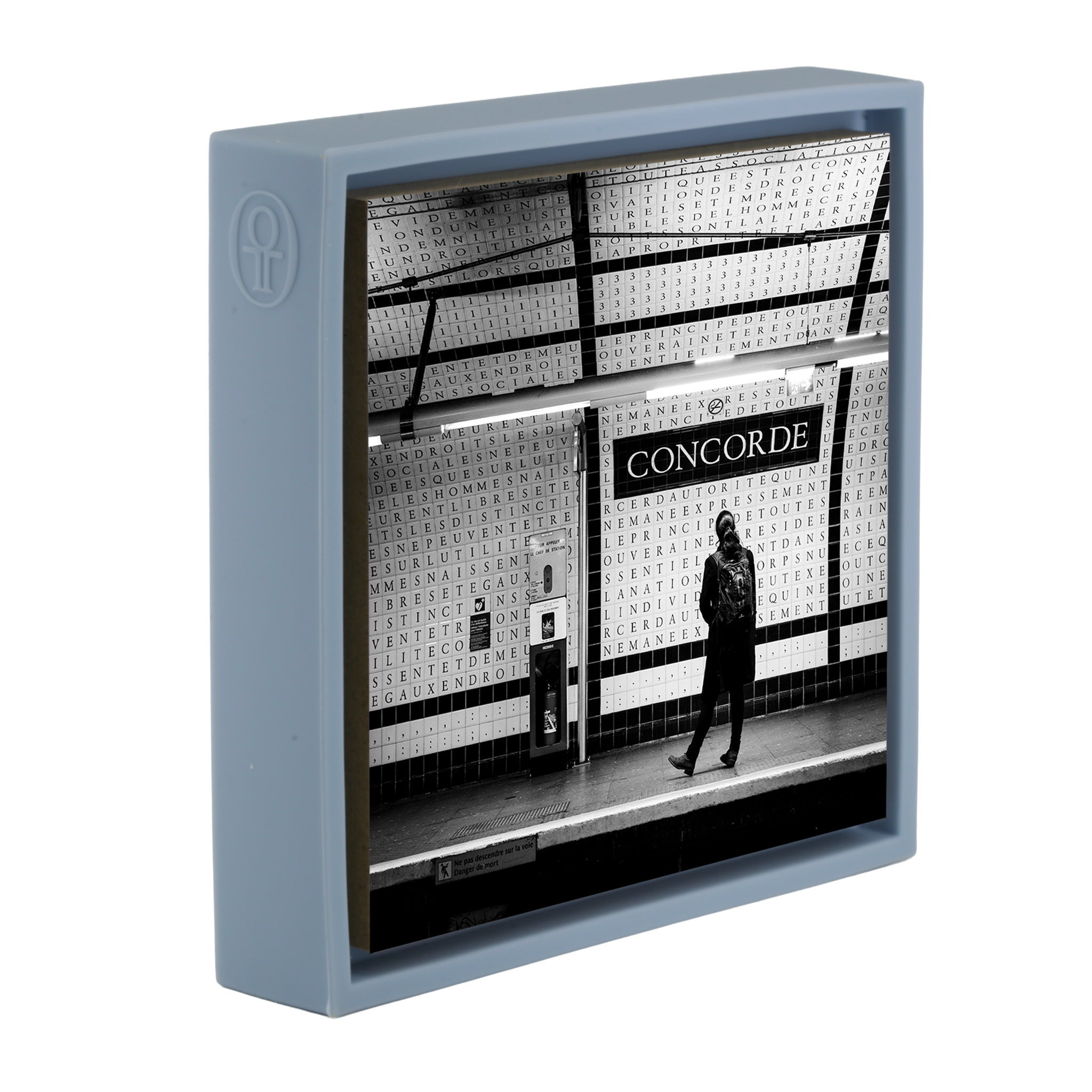 Paris Metro- Light Blue Wrapp