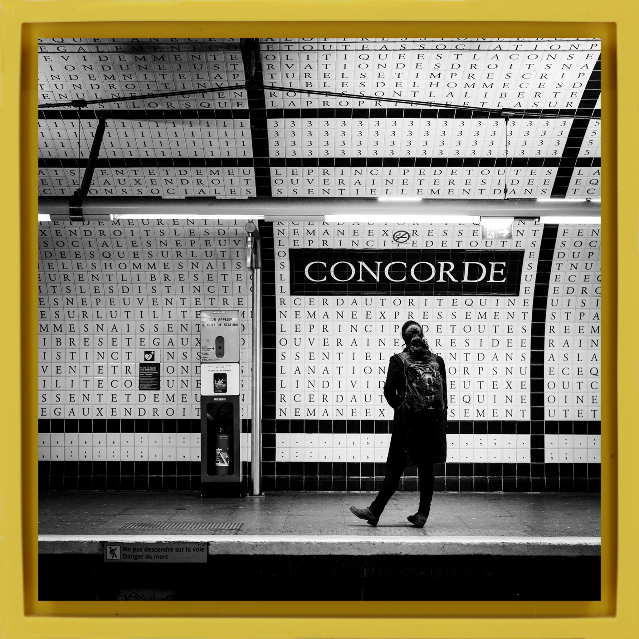 Paris Metro - Gele Wrapp