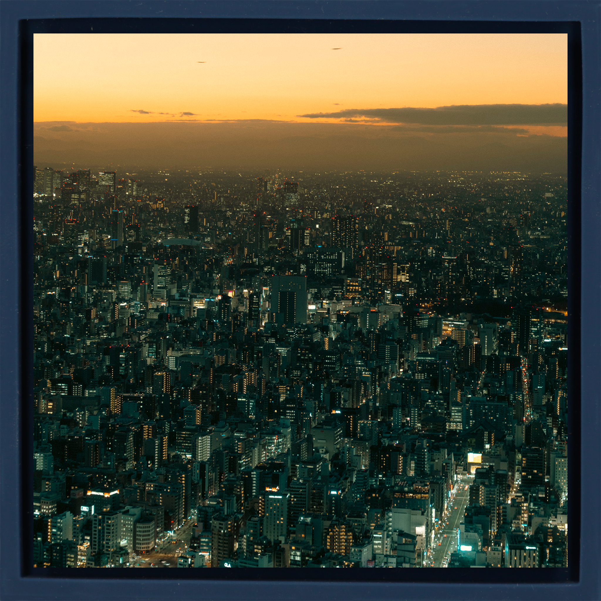 Tokyo Twilight - Donkerblauwe Wrapp