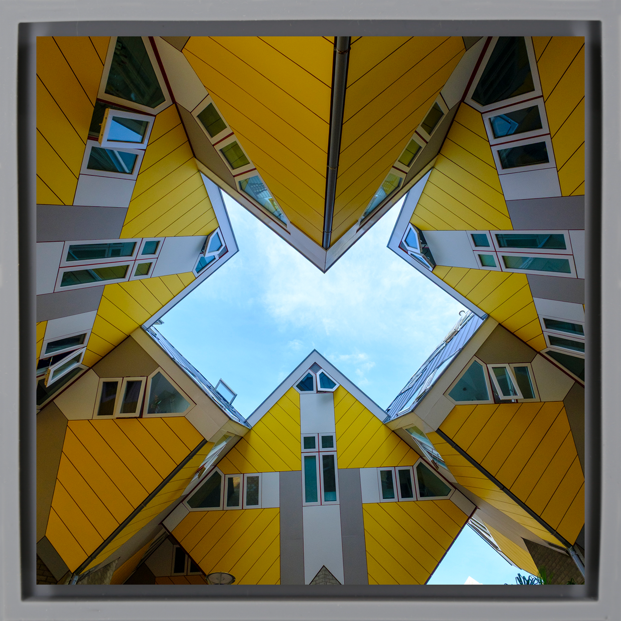 Cube Houses - Grijze Wrapp