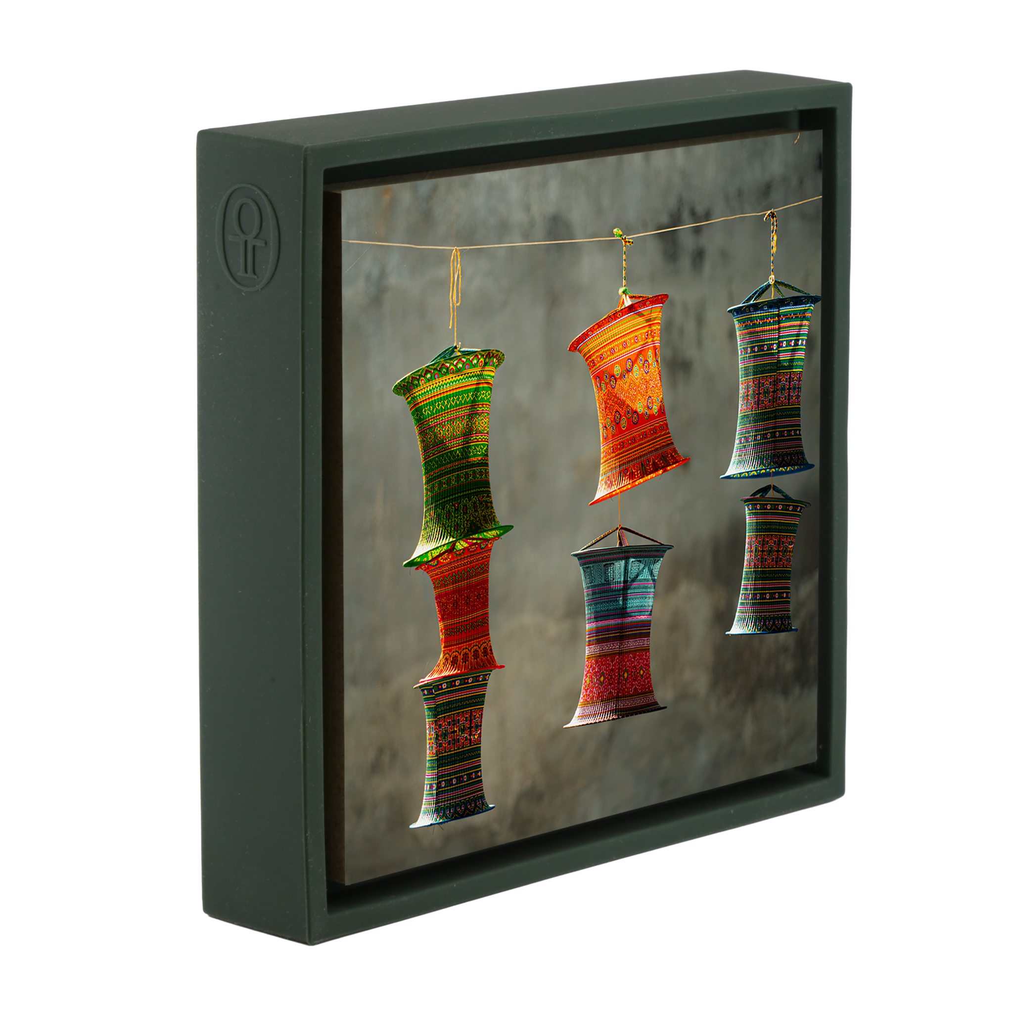 Vibrant Lanterns- Dark Green Wrapp