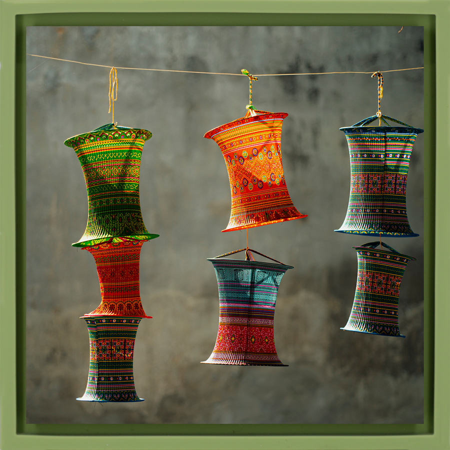 Vibrant Lanterns - Hellgrüne Wrapp