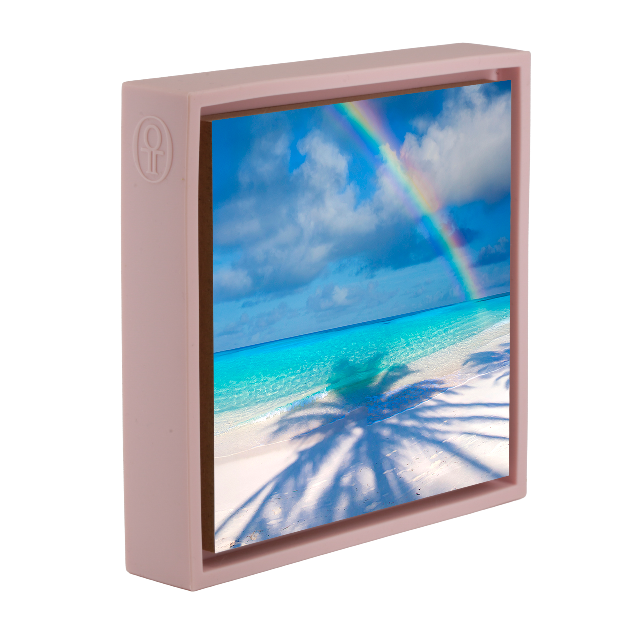 Palm Shadow Bow- Pink Wrapp