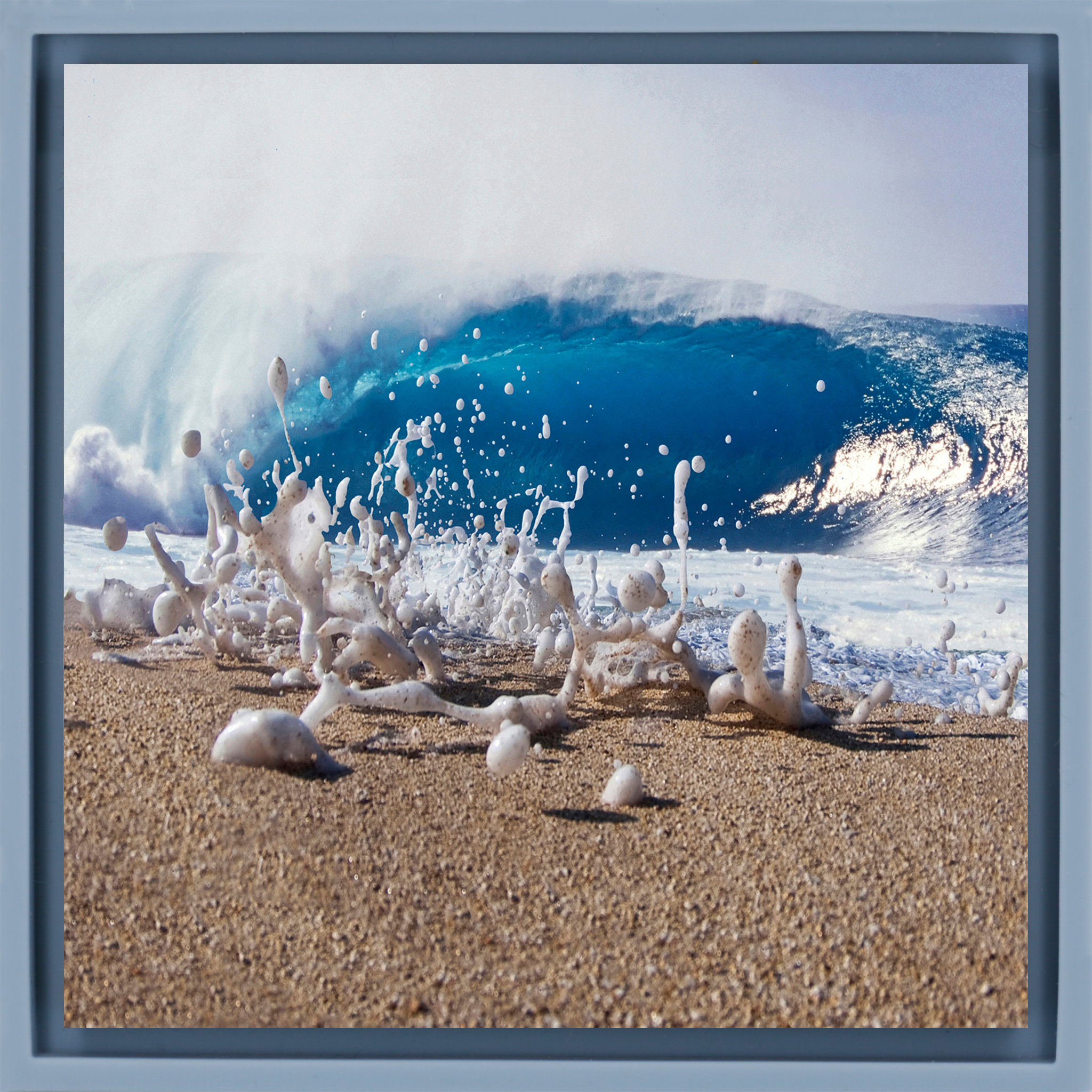 Pipe Foam- Light Blue Wrapp