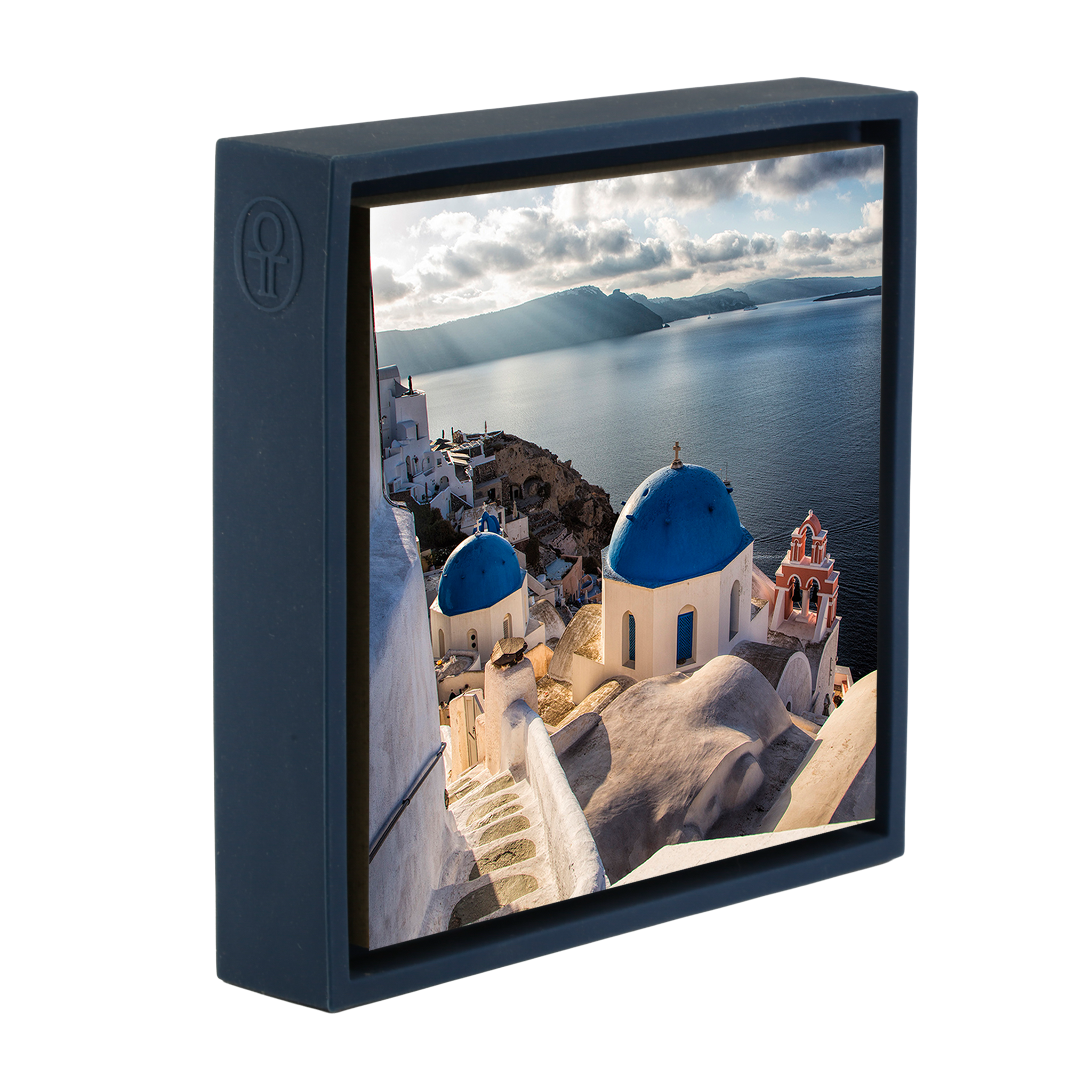 Blue Churches of Santorini - Donkerblauwe Wrapp