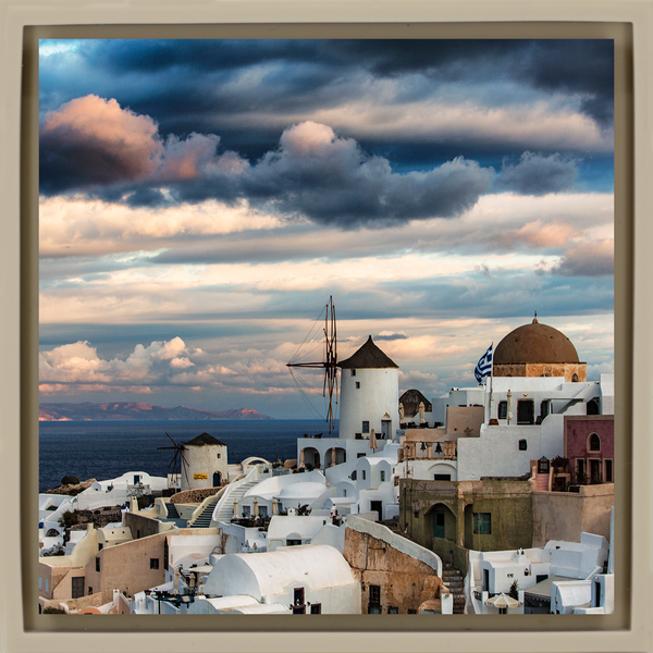 Sunset At Oia - Sand Wrapp