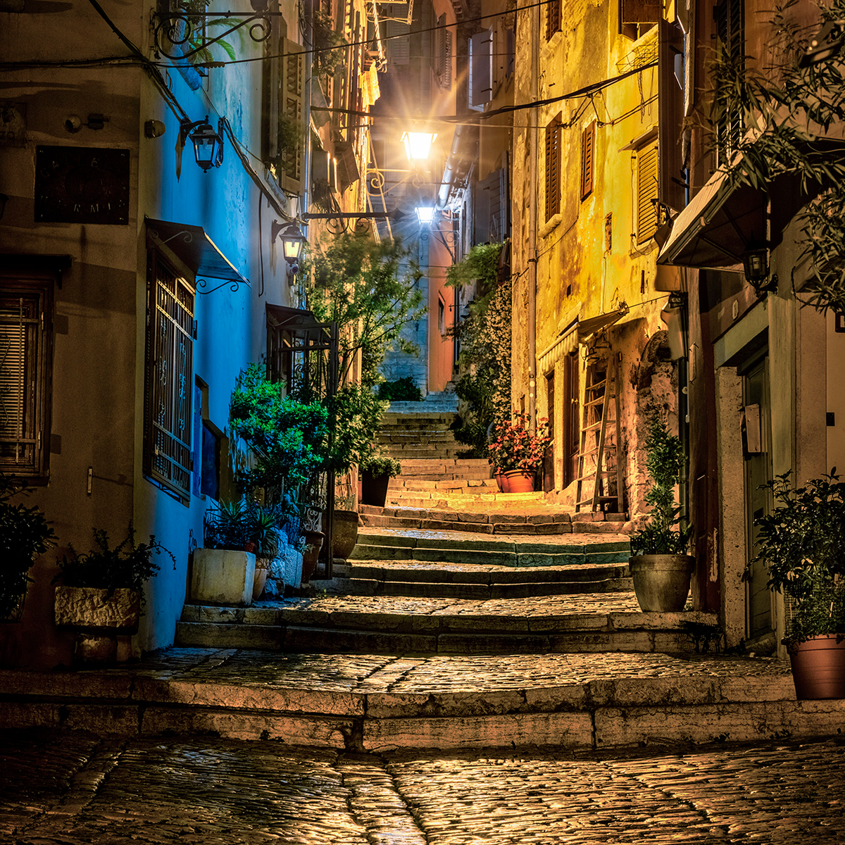 Rovinj Alleys in Croatia