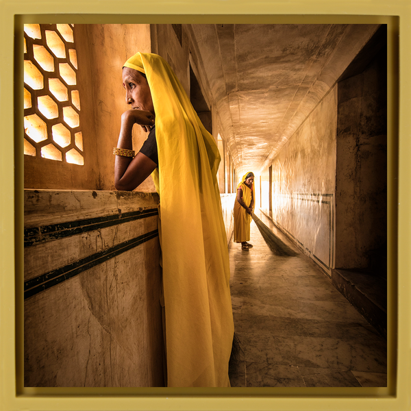 The Yellow Sweepers of Agra Fort - Ochre Wrapp