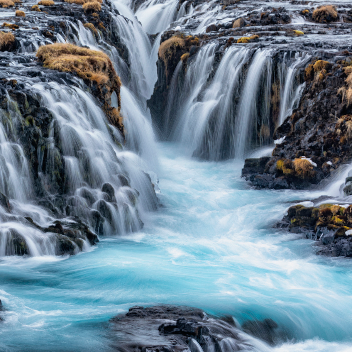 Bruarfoss Waterfall