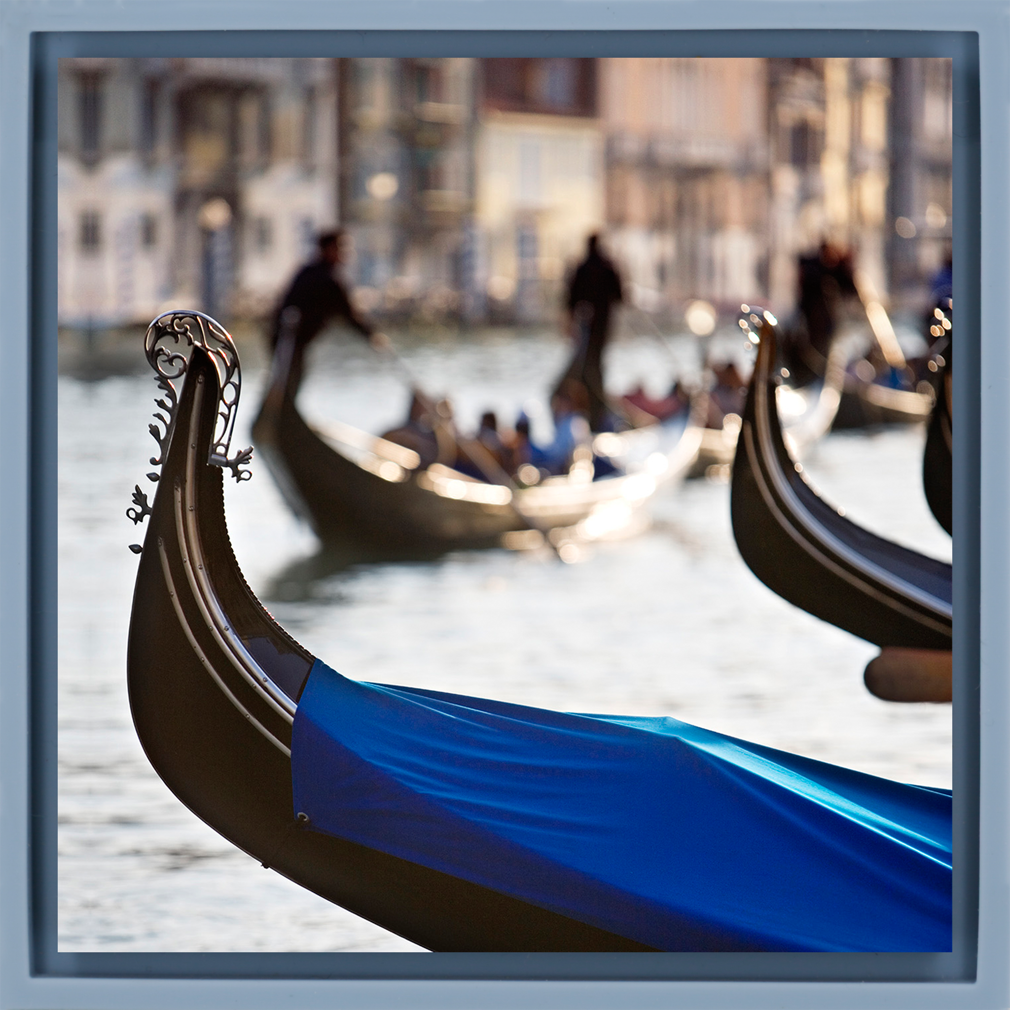 Gondolas In Venice - Lichtblauwe Wrapp