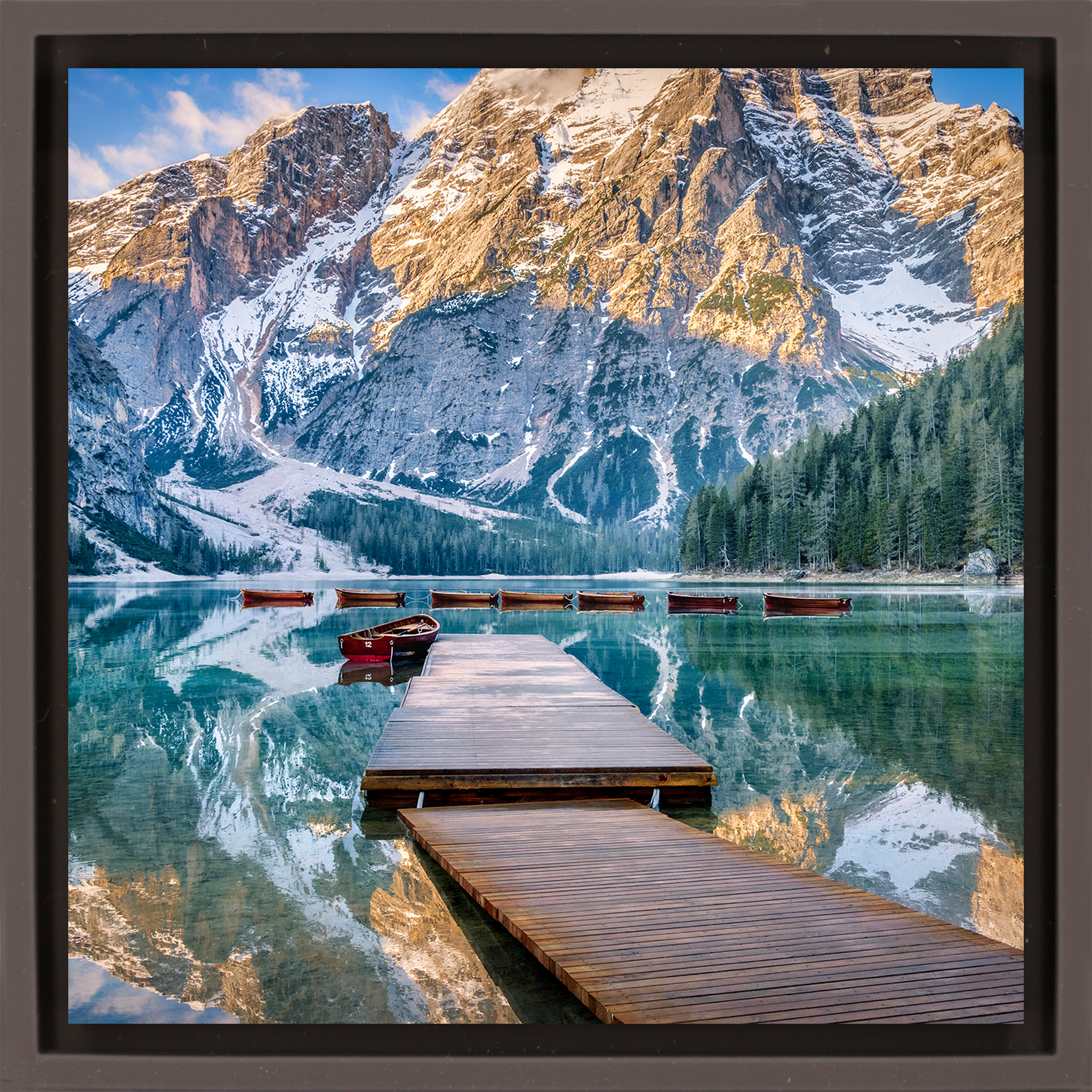 Lago di Braies- Brown Wrapp