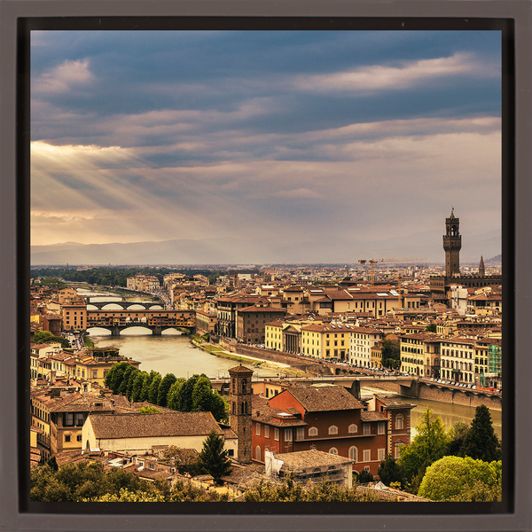 Sunset Florence - Braune Wrapp
