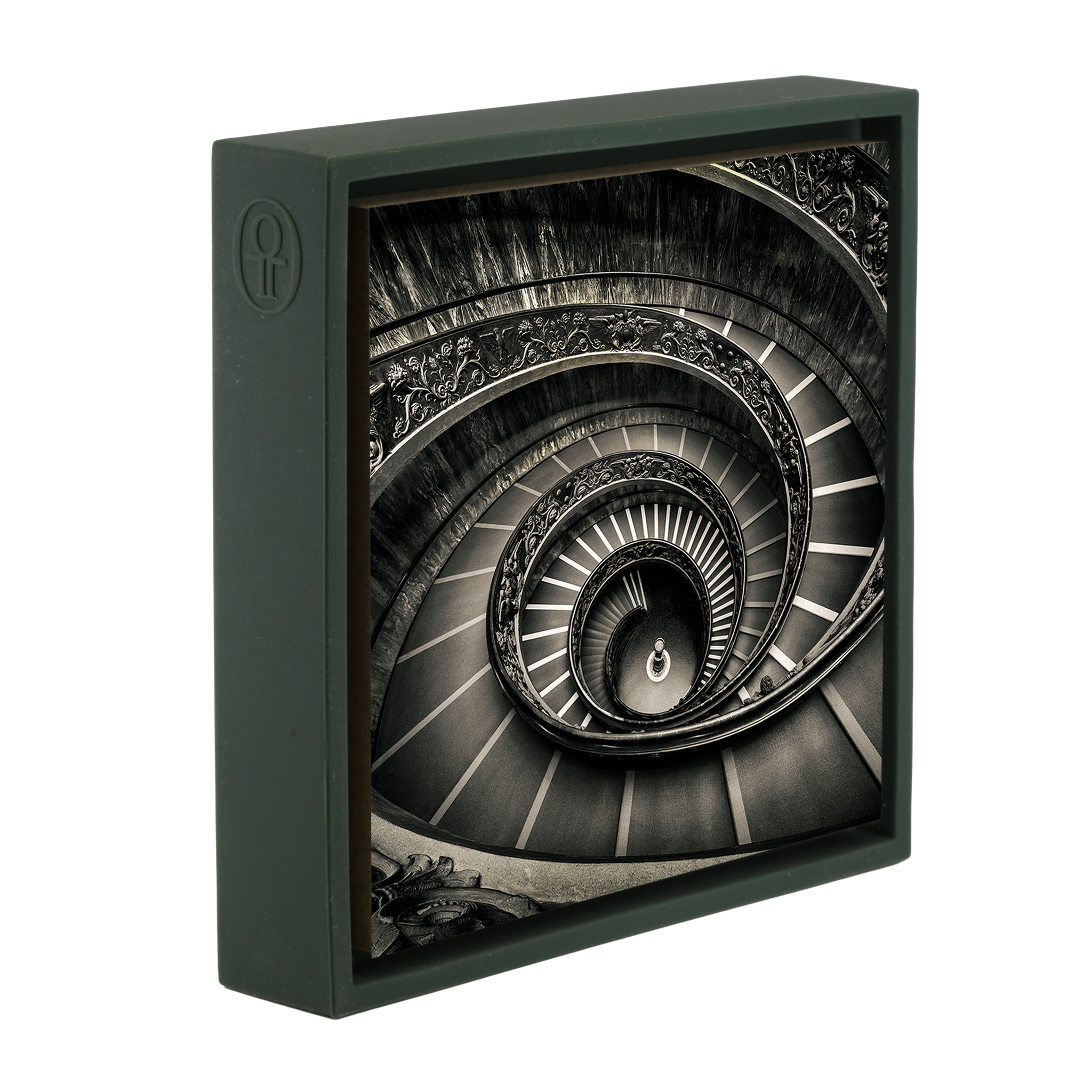 The Momo Spiral Staircase - Donkergroene Wrapp