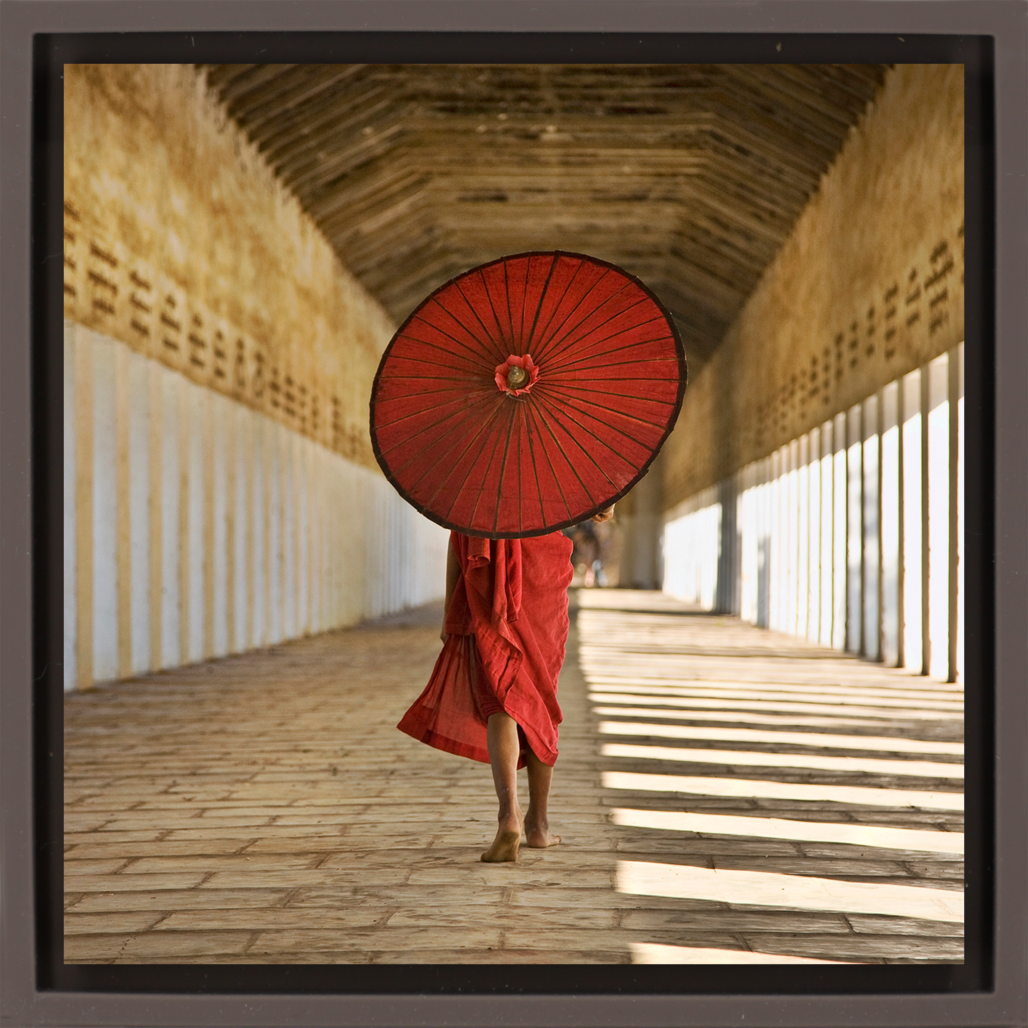 Burmese Monk - Bruine Wrapp