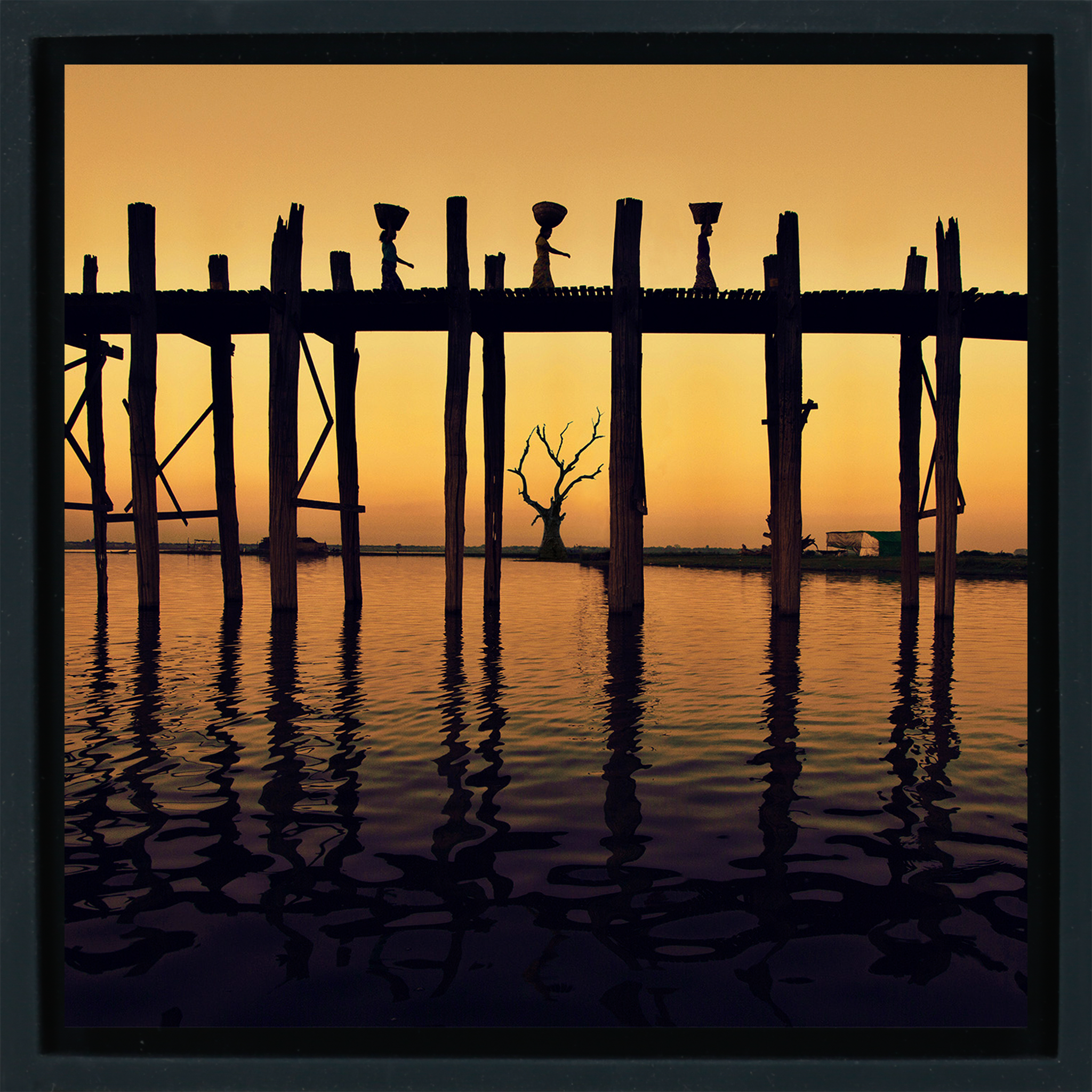 On The U Bein Bridge- Black Wrapp