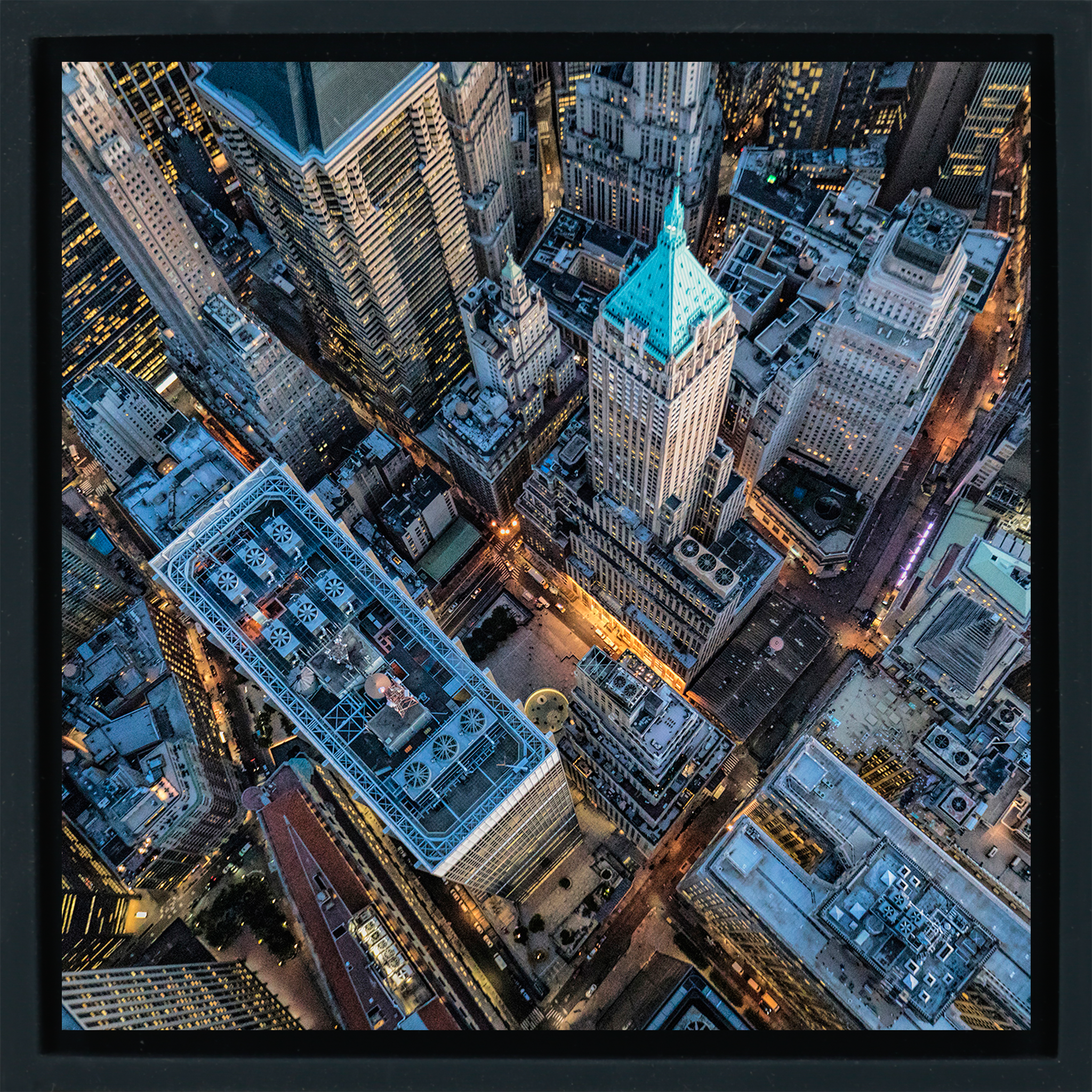 New York vue du ciel - Black Wrap