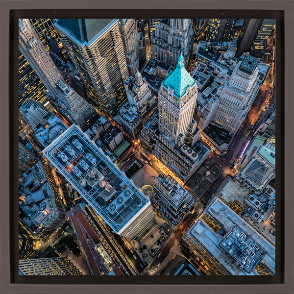 New York City from Above - Brown Wrapp