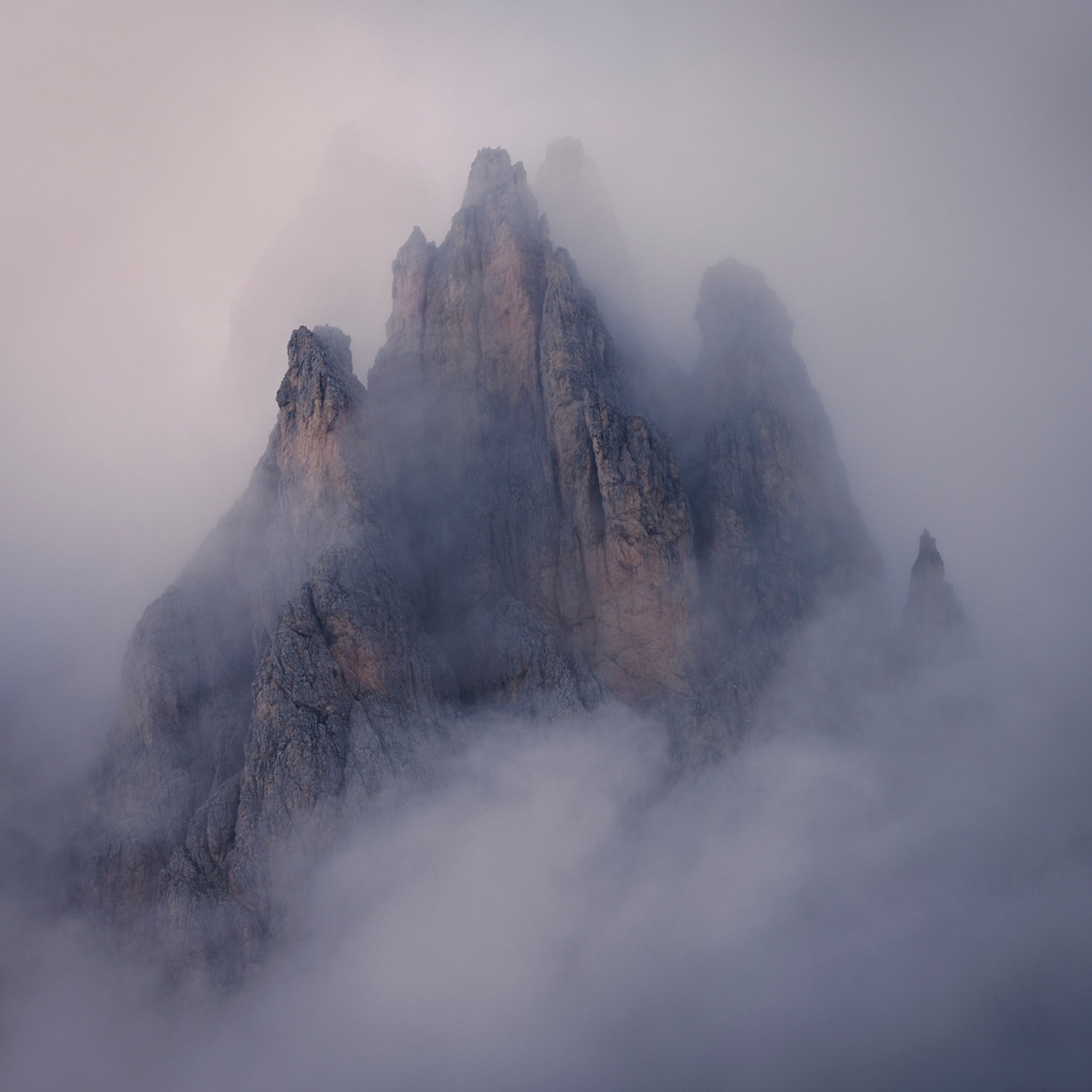 Stone Vapor in Dolemites- Collection: Italy