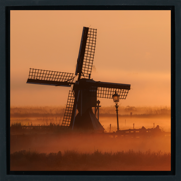 Zaanse Schans in Orange - Zwarte Wrapp