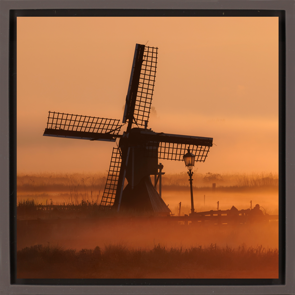 Zaanse Schans in Orange - Brown Wrapp