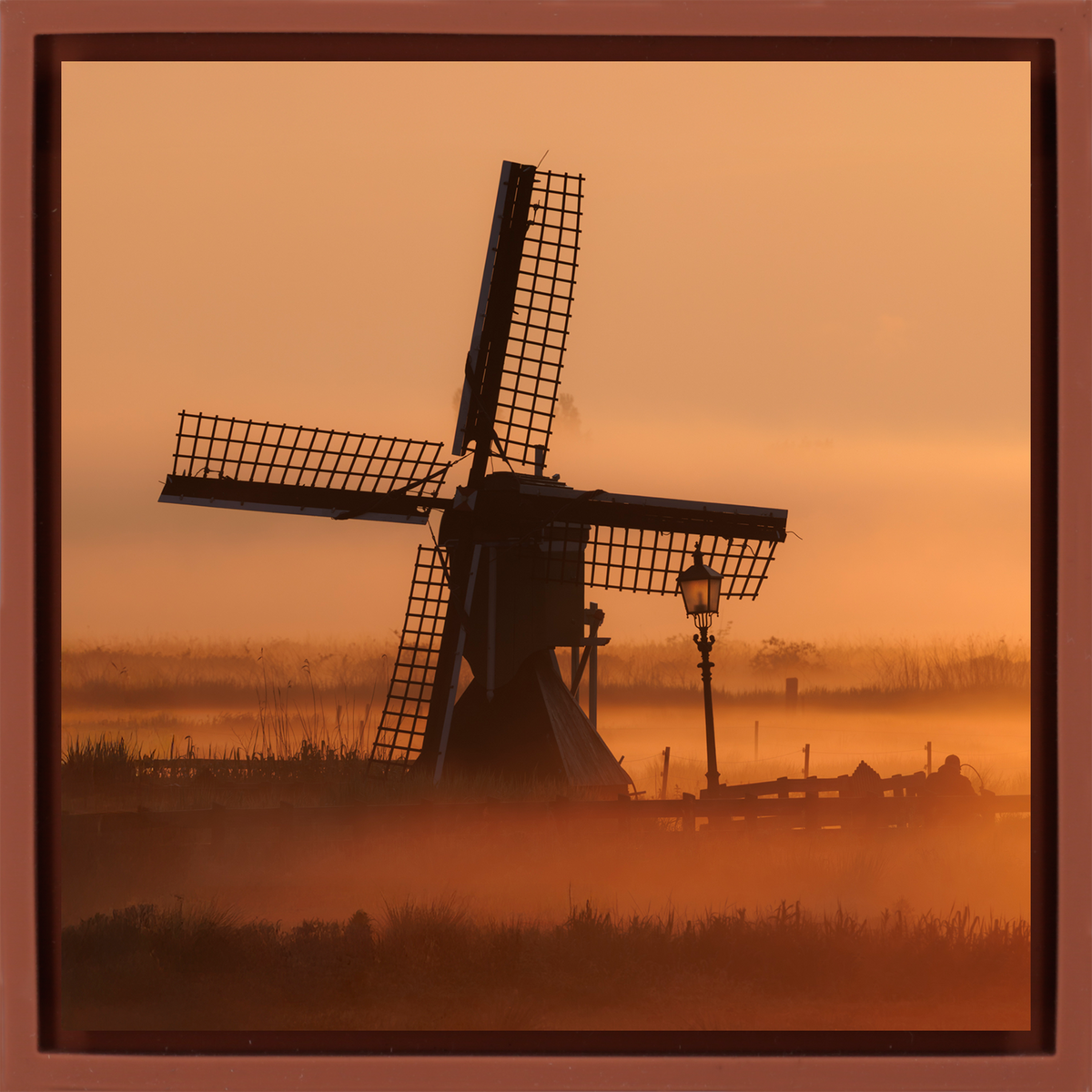 Zaanse Schans in Orange