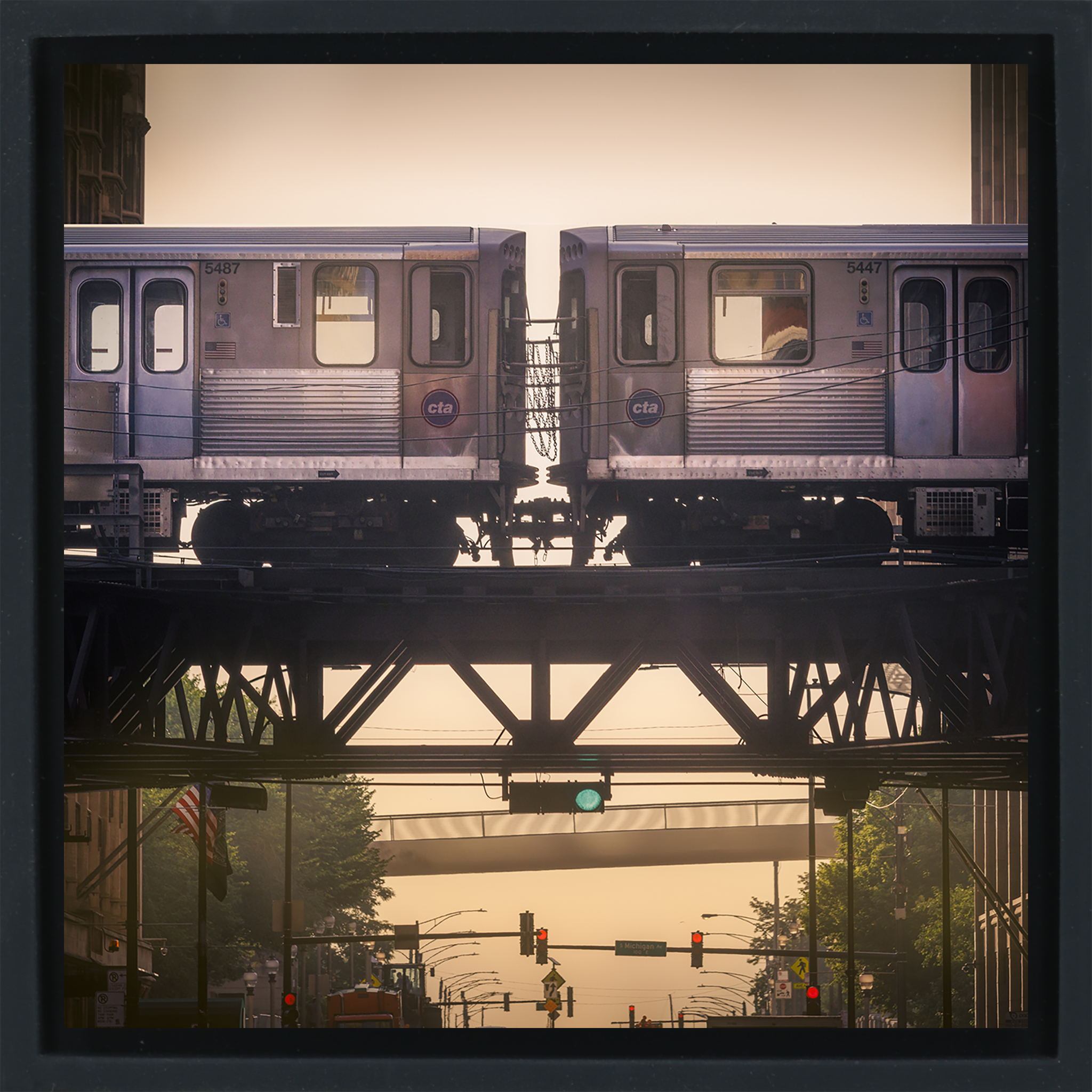 The L Train- Black Wrapp