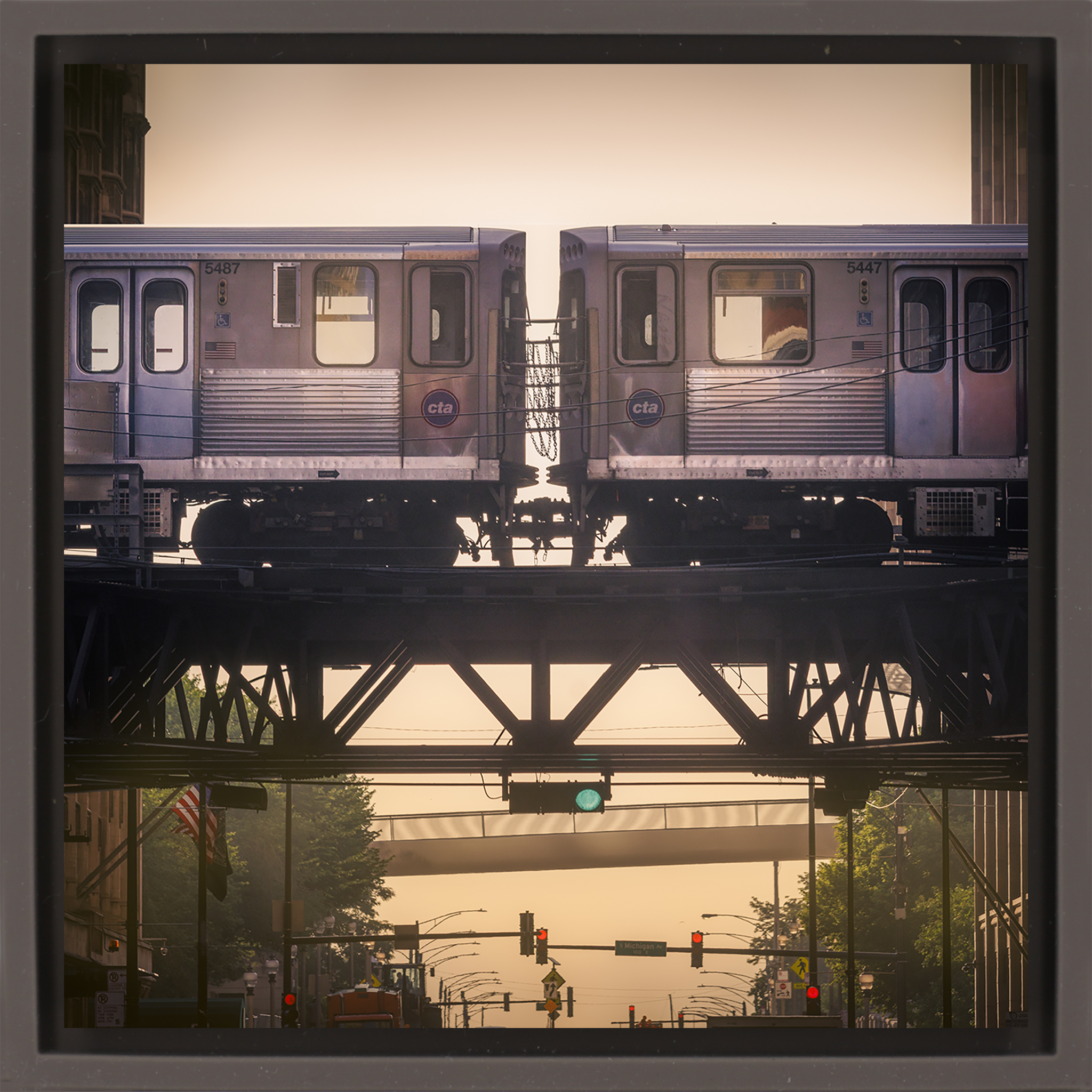 The L Train- Brown Wrapp
