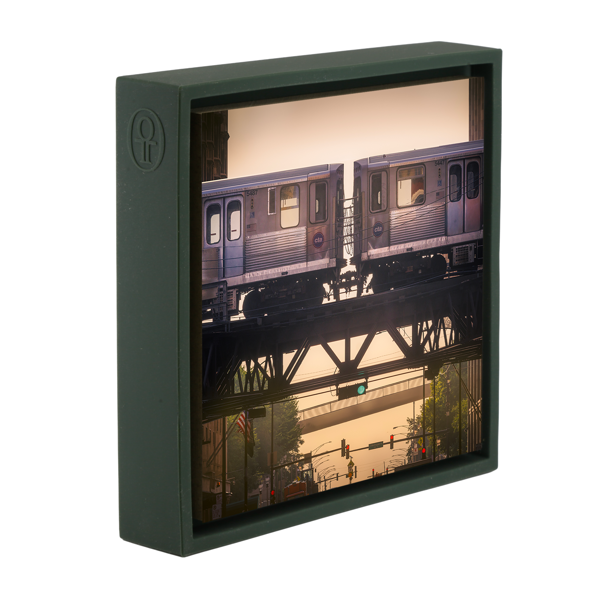 The L Train- Dark Green Wrapp