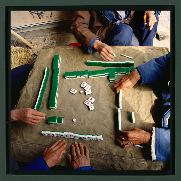 Mahjong - Dunkelgrüne Wrapp