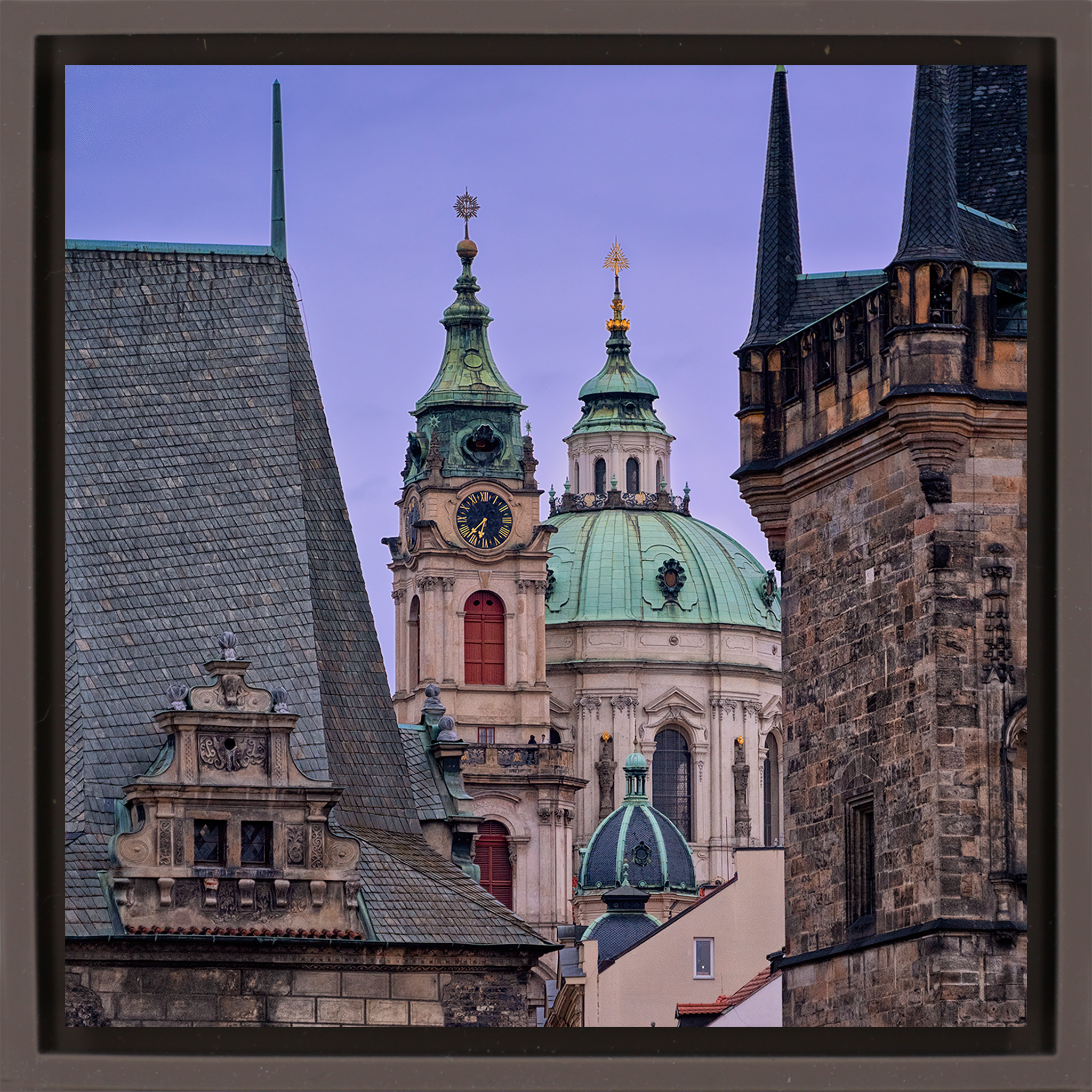 Prague Skyline- Brown Wrapp