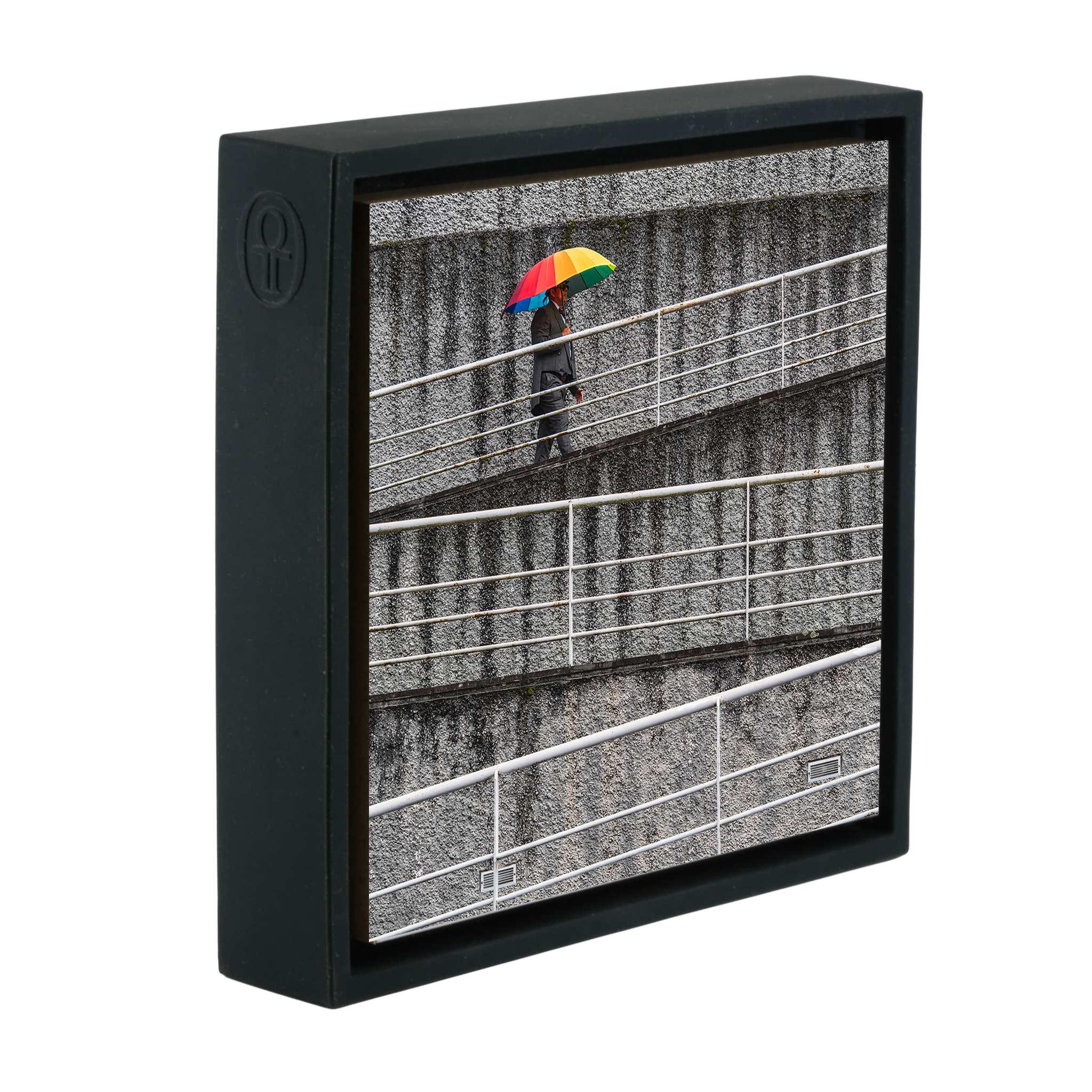 Rainbow Umbrella - Black Wrapp