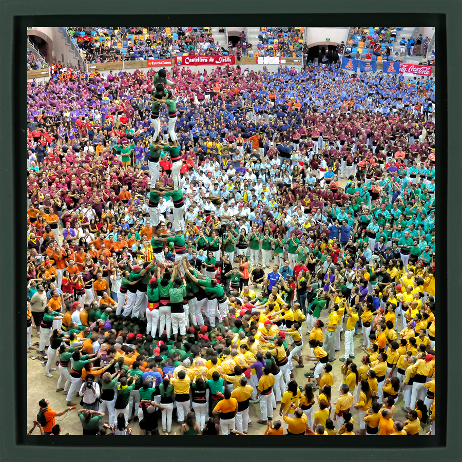 Castellers - Dunkelgrüne Wrapp