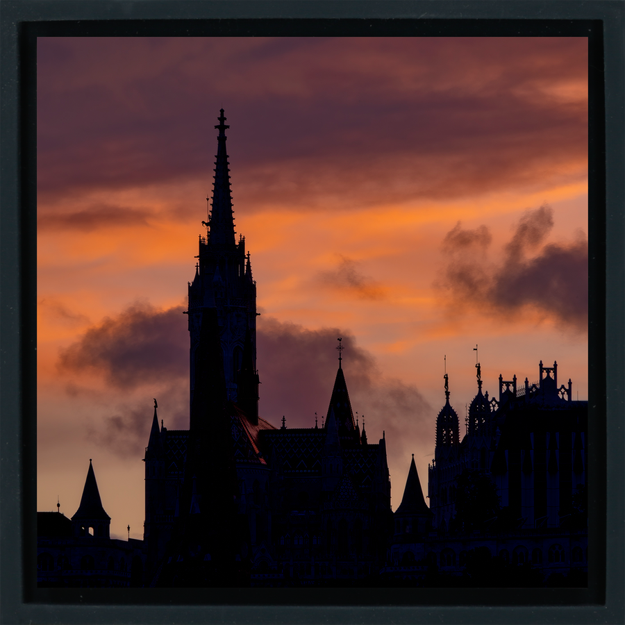 Spires Square - Schwarze Wrapp