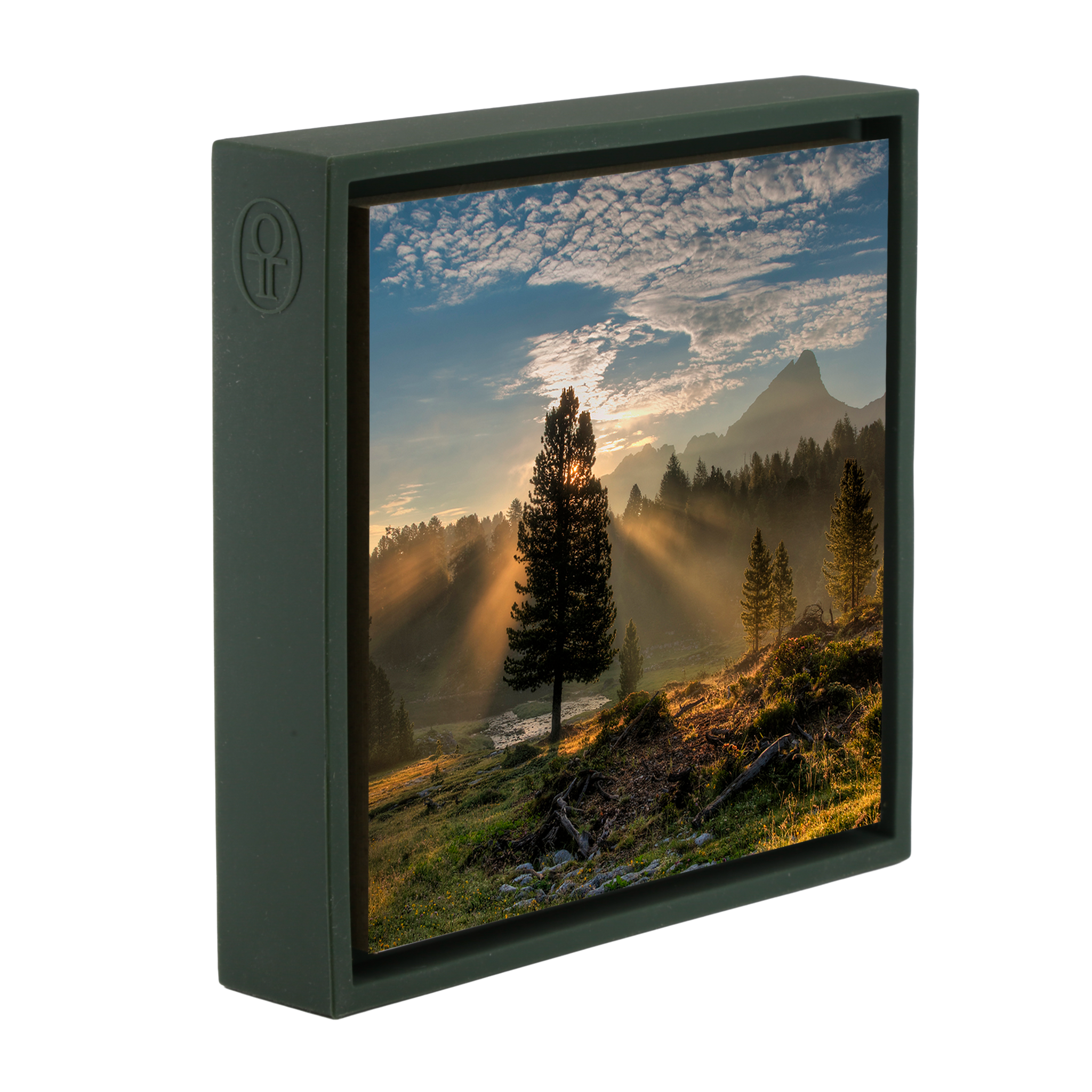 Dolomites Sunrise – Dunkelgrüne Verpackung