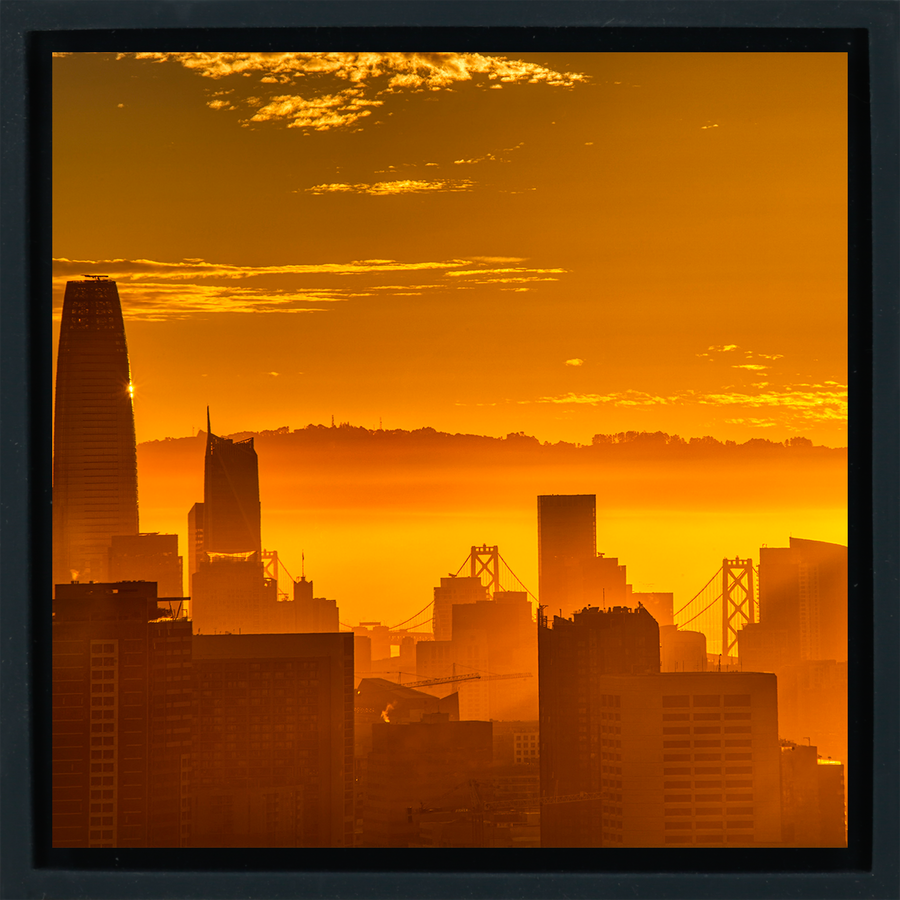 San Francisco Sunrise - Black Wrapp