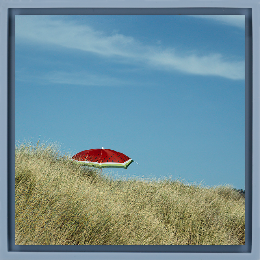 Beach Umbrella - Lichtblauwe Wrapp