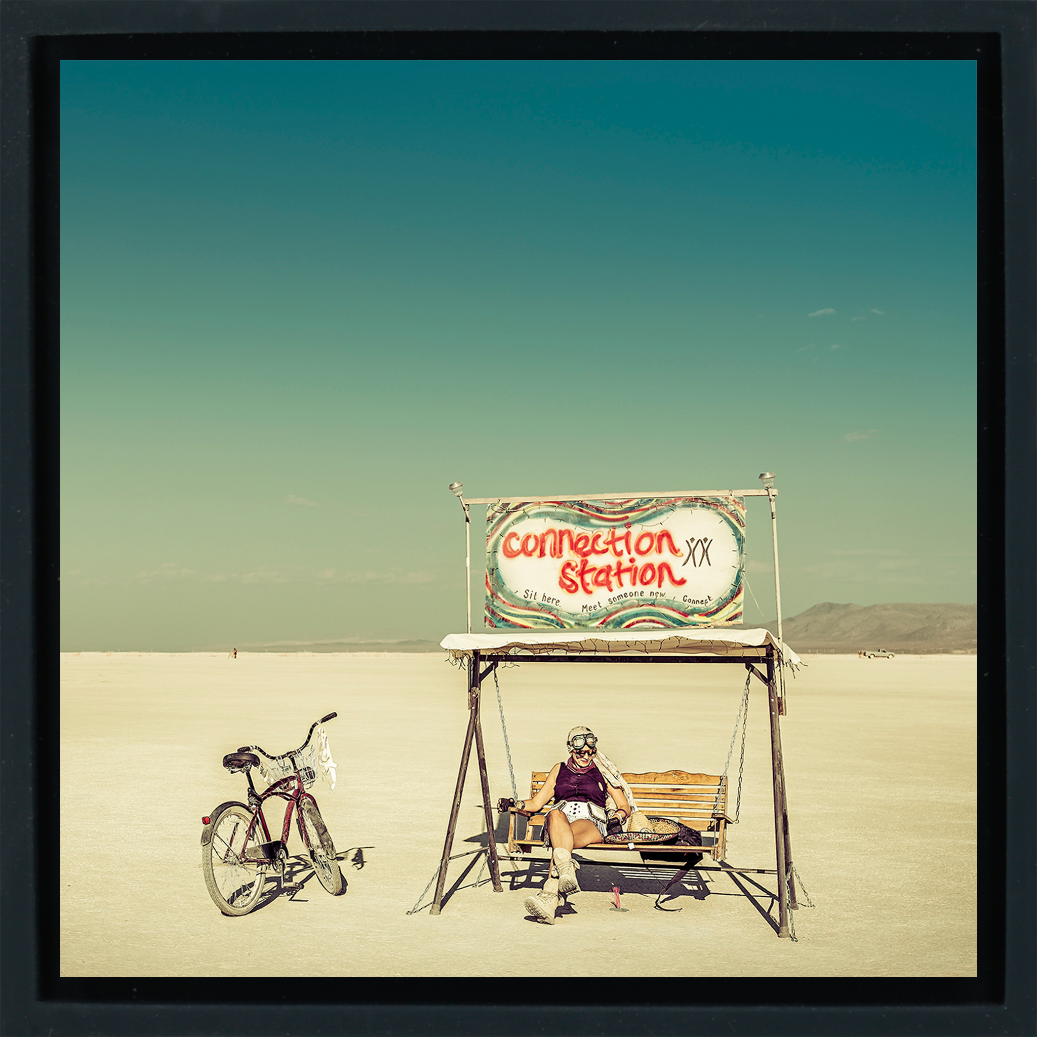 Balançoire Burning Man - Emballage noir