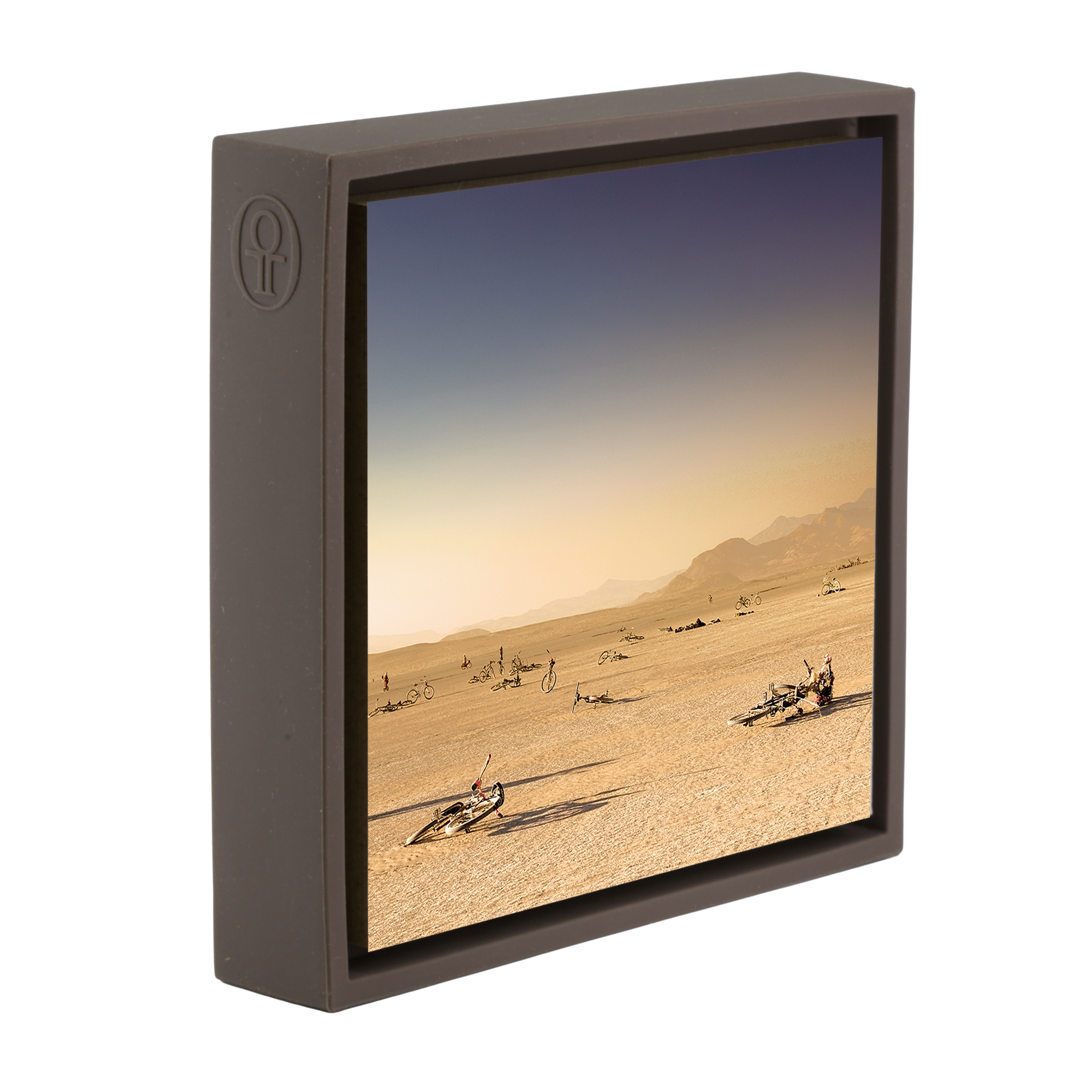 Bicycle Graveyard Burning Man- Brown Wrapp