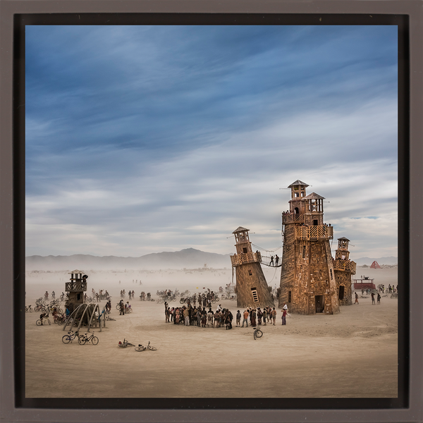 Burning Man Lighthouse - Brown Wrapp