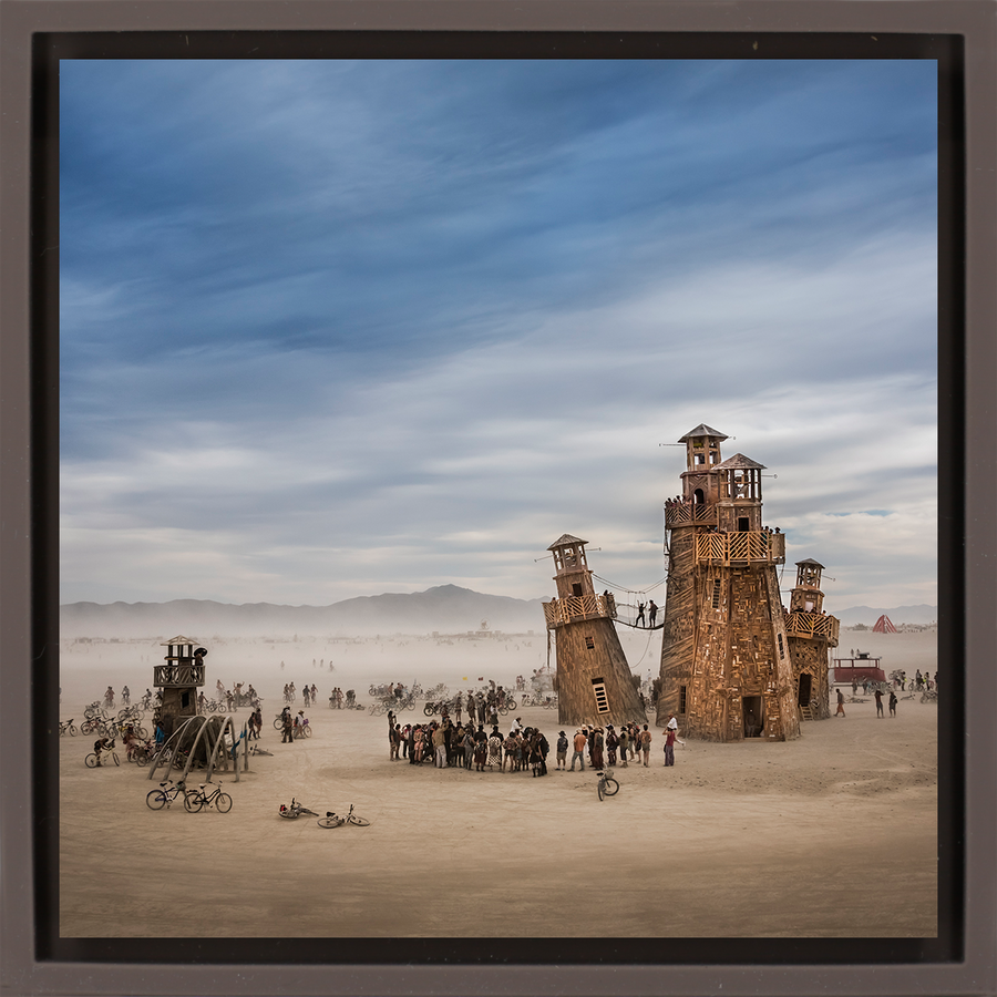 Burning Man Lighthouse - Brown Wrapp