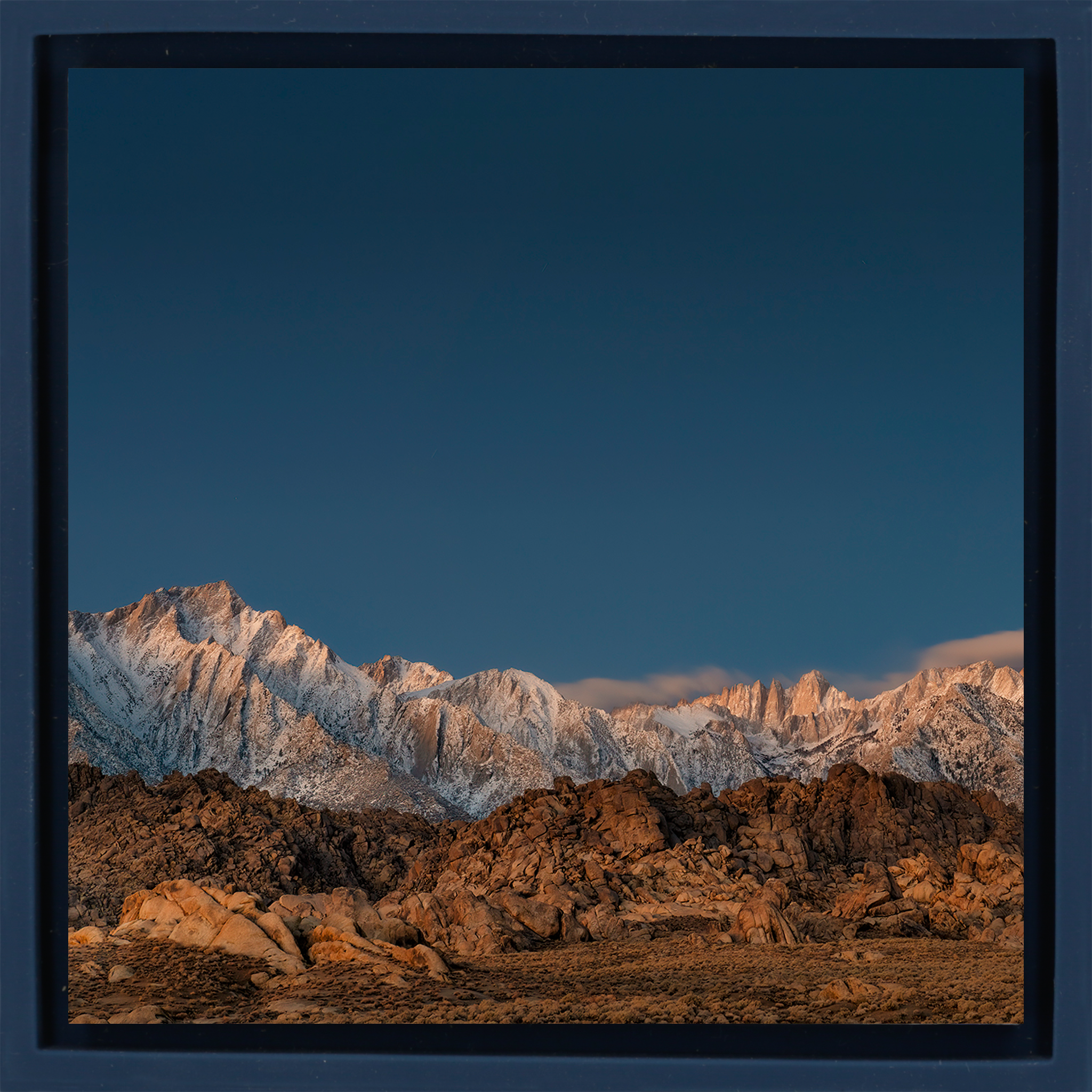 Lone Whitney before Sunrise- Dark Blue Wrapp