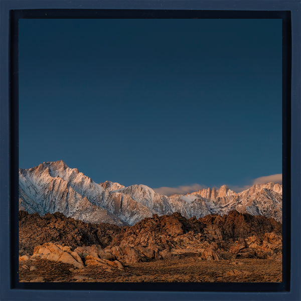 Lone Whitney before Sunrise - Donkerblauwe Wrapp