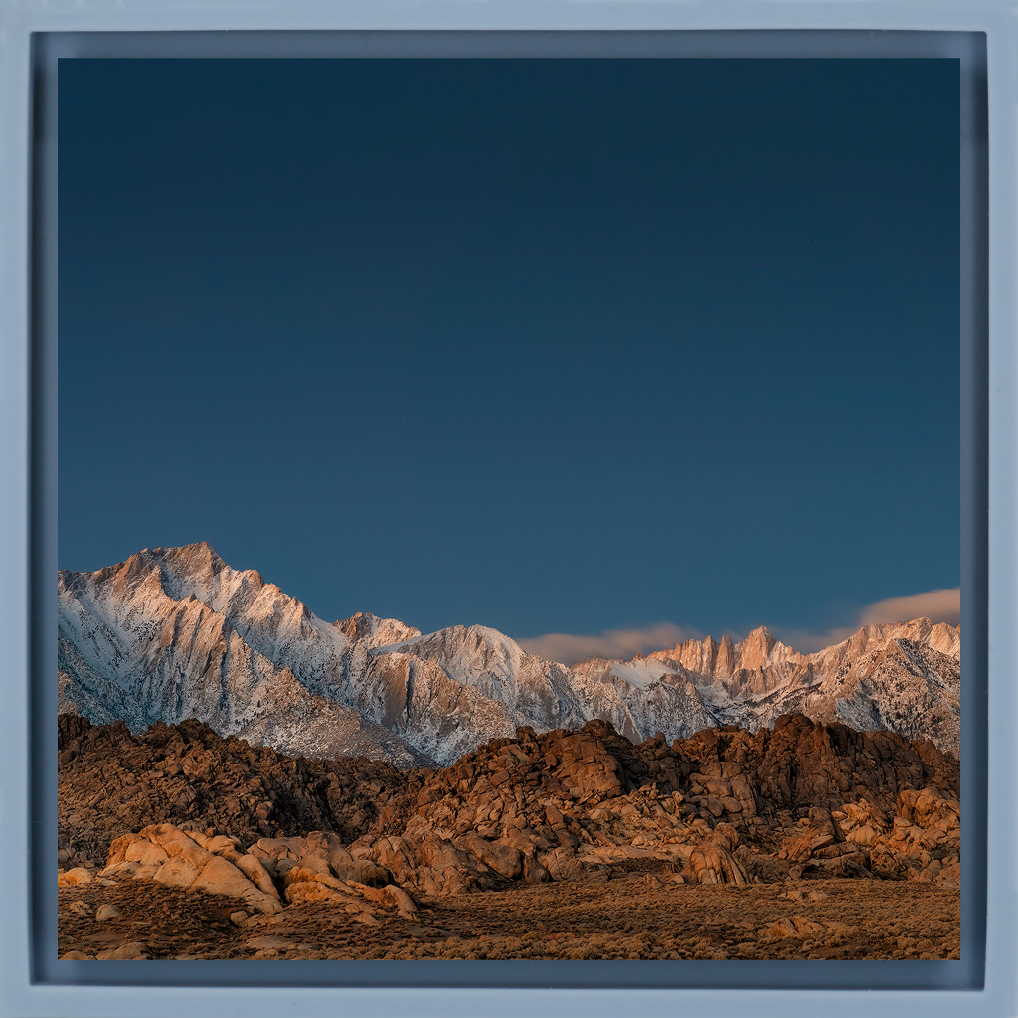 Lone Whitney before Sunrise- Light Blue Wrapp