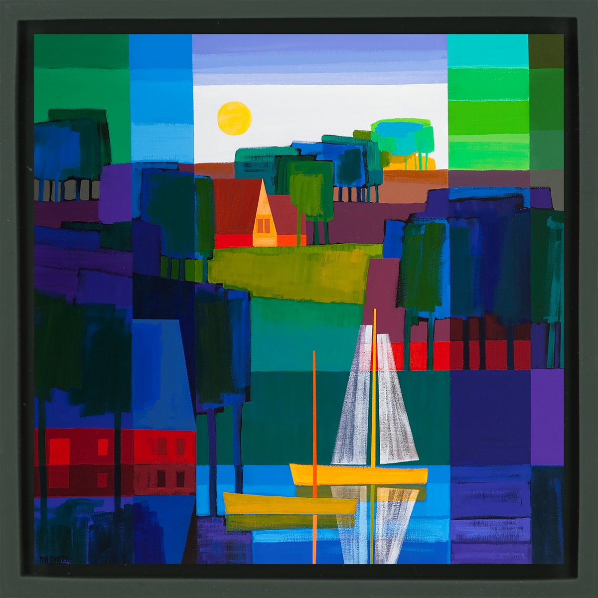 In rustig vaarwater, 2012 - Dark Green Wrapp - vooraanzicht