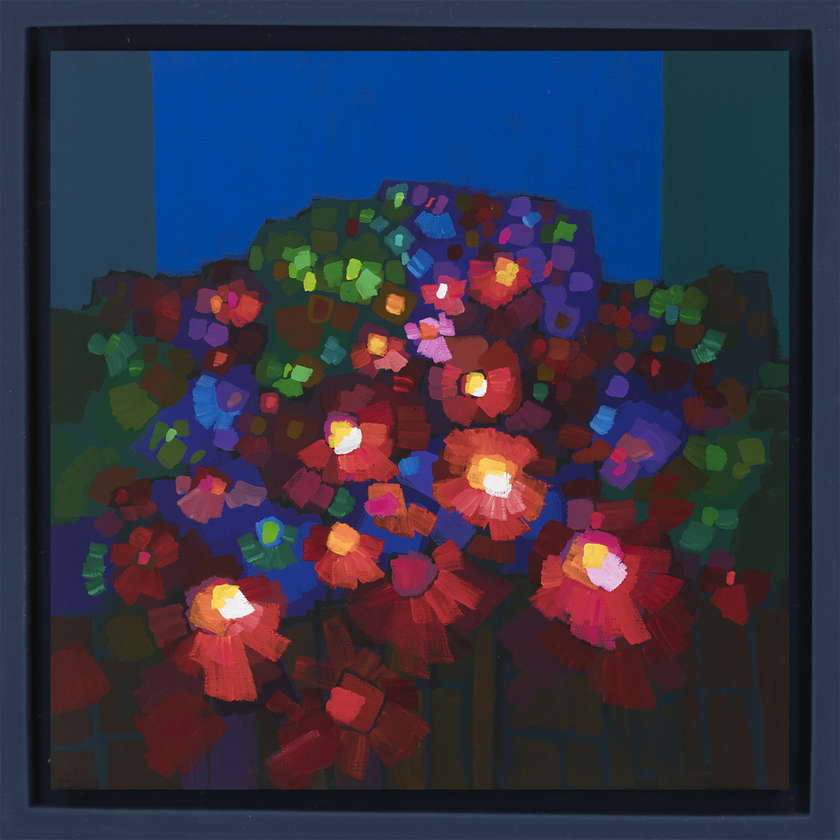 Bloementuin, 2018 - Dark Blue Wrapp - vooraanzicht