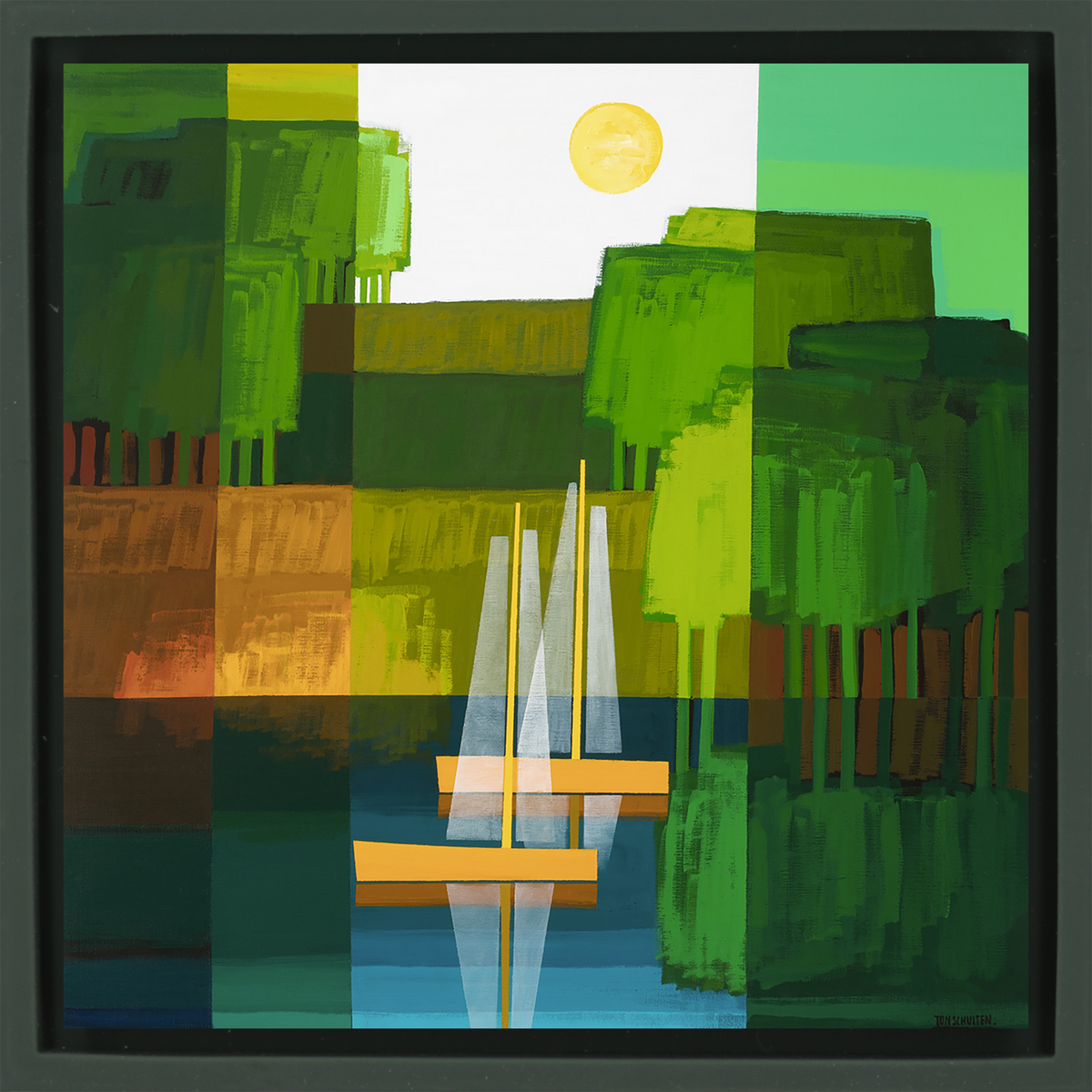 Stille wateren, 2021 - Dark Green Wrapp - vooraanzicht