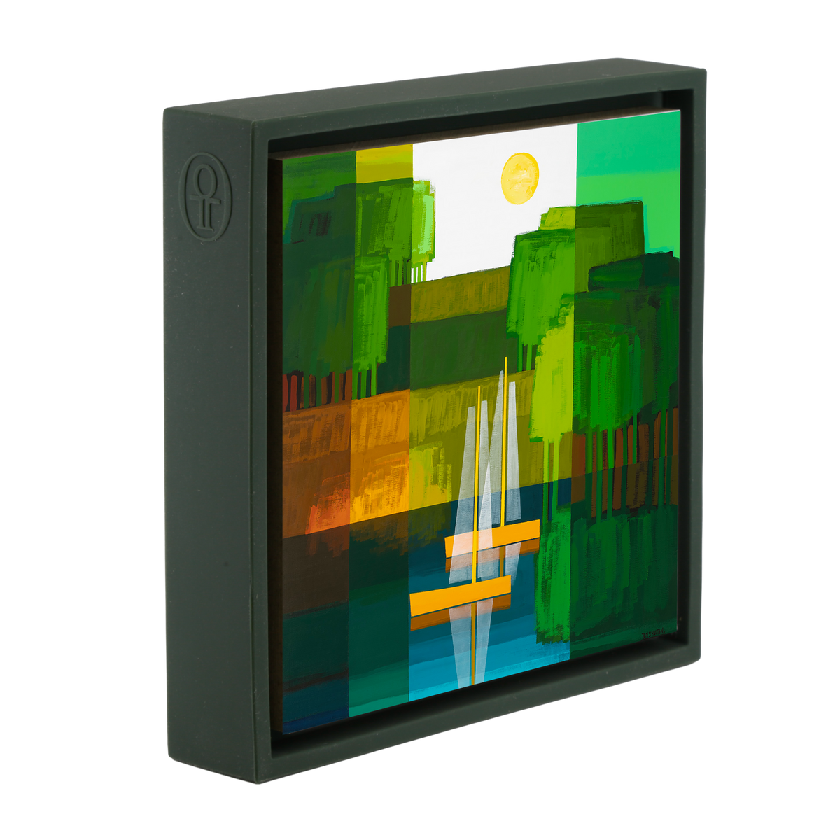 Stille wateren, 2021 - Dark Green Wrapp - zijaanzicht